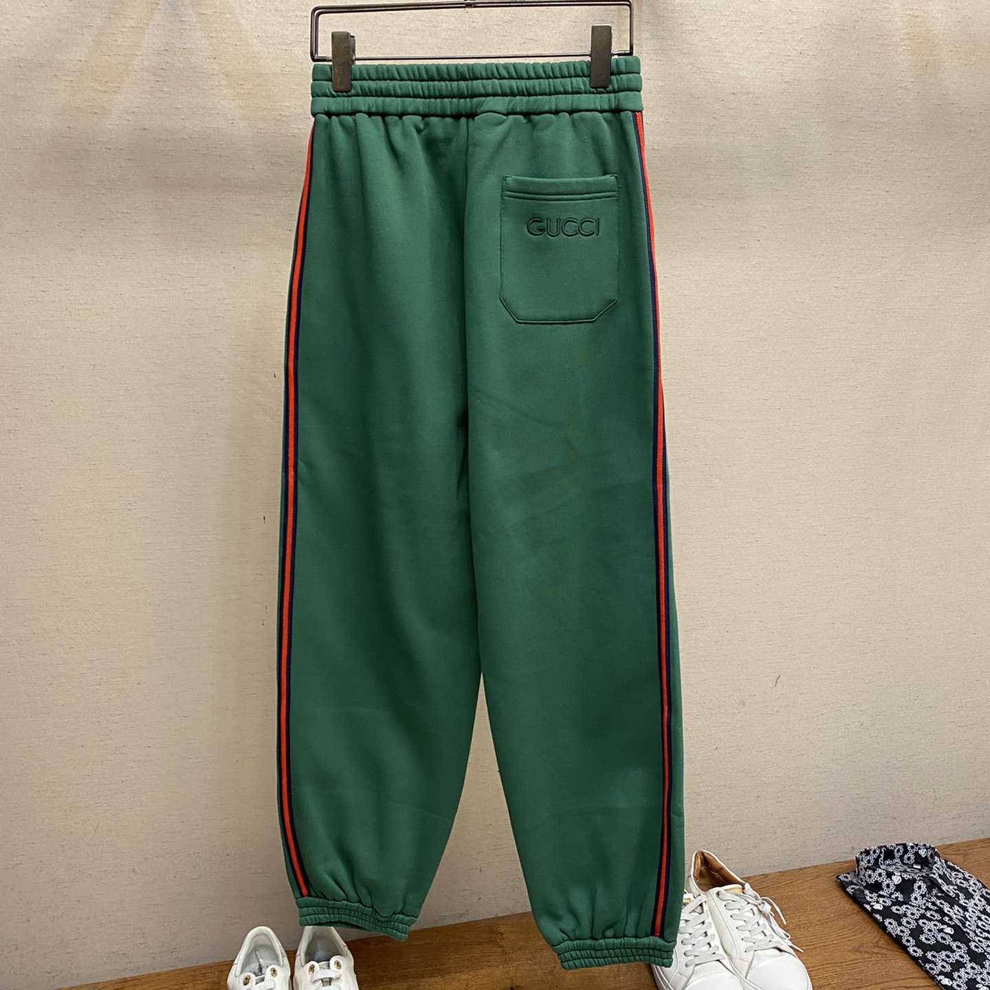 Gucci Cotton Jersey Track Pant With Web - PerfectKickZ