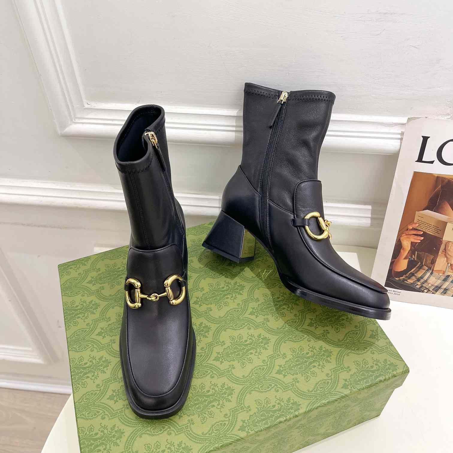 Gucci Women's Boots With Horsebit - PerfectKickZ