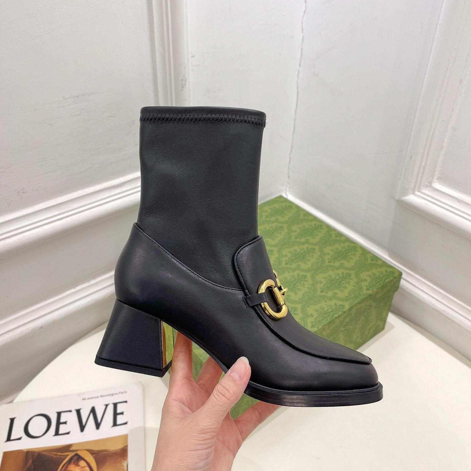 Gucci Women's Boots With Horsebit - PerfectKickZ