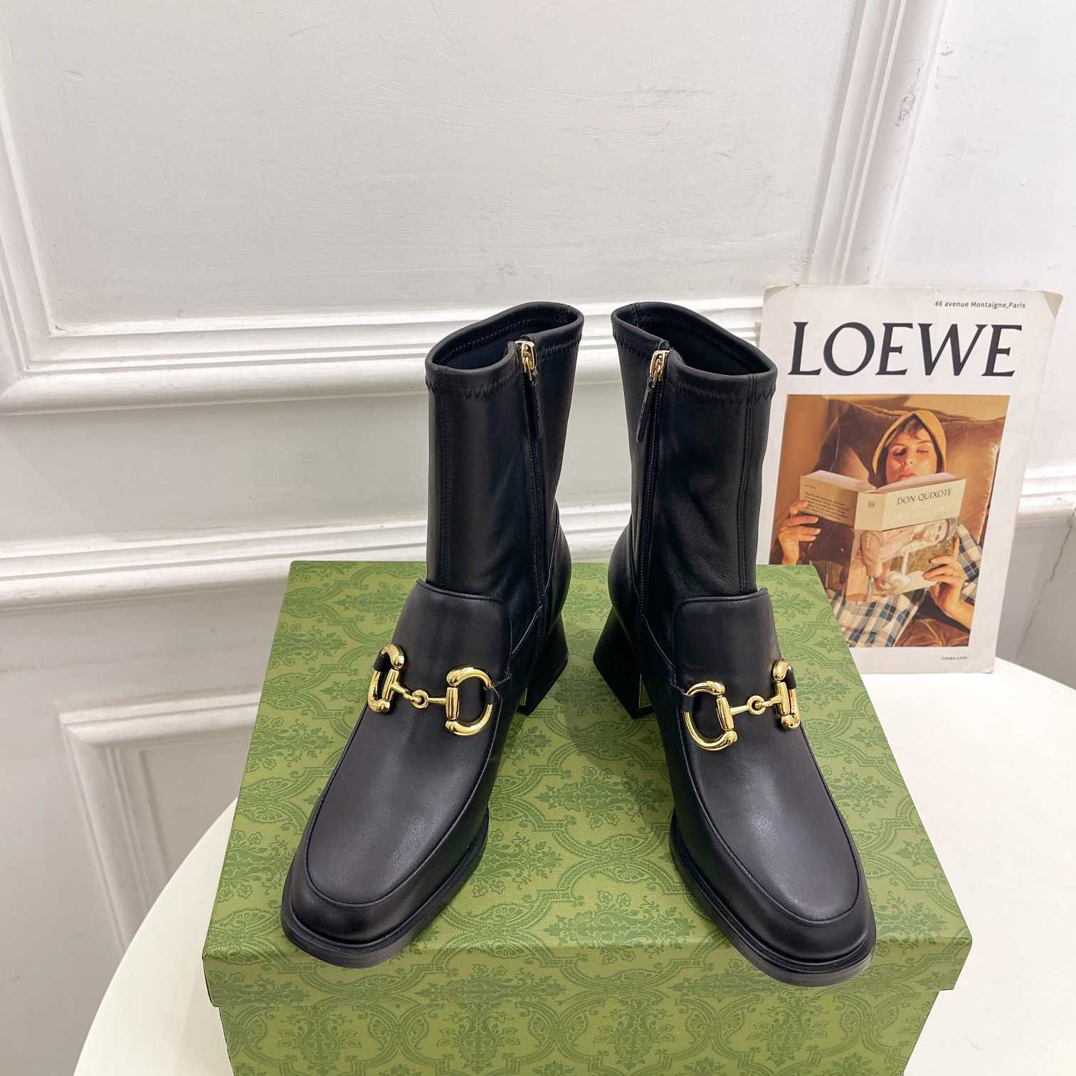 Gucci Women's Boots With Horsebit - PerfectKickZ