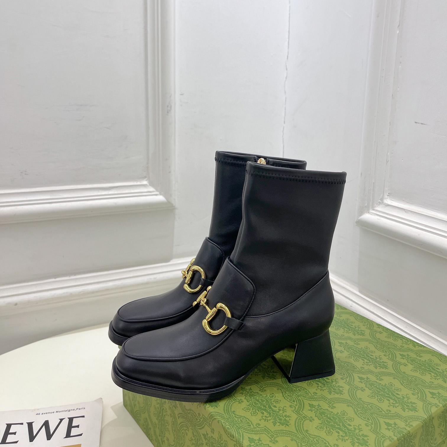 Gucci Women's Boots With Horsebit - PerfectKickZ