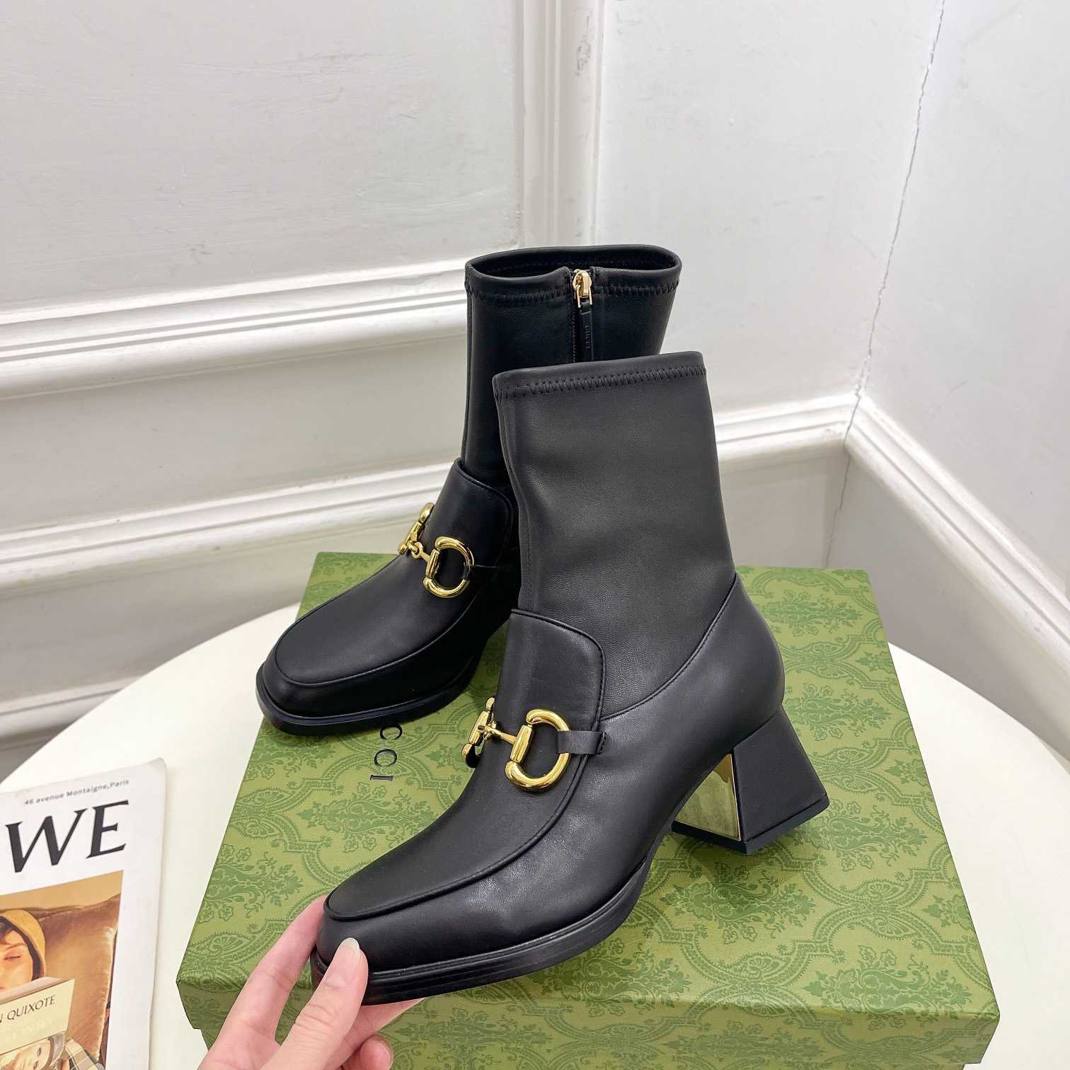 Gucci Women's Boots With Horsebit - PerfectKickZ