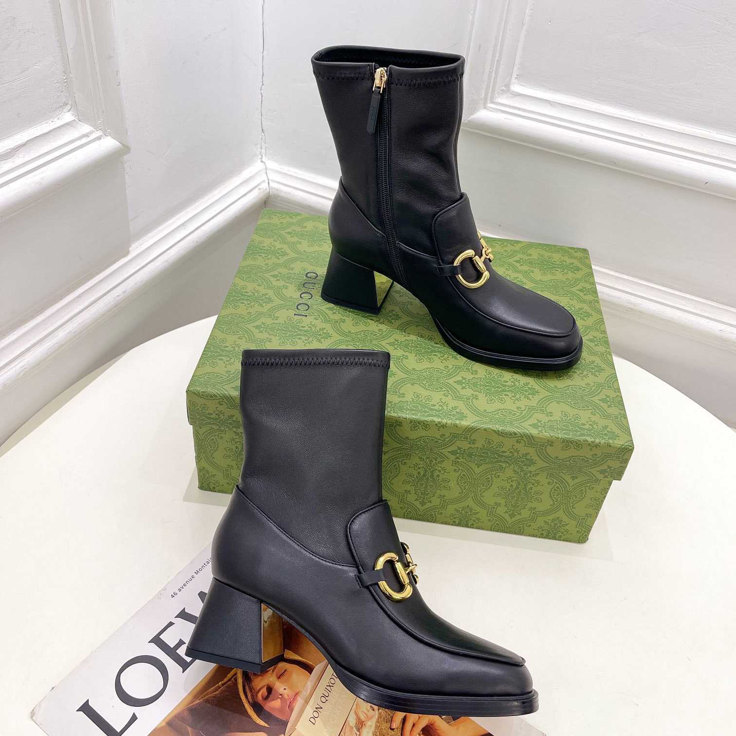 Gucci Women's Boots With Horsebit - PerfectKickZ