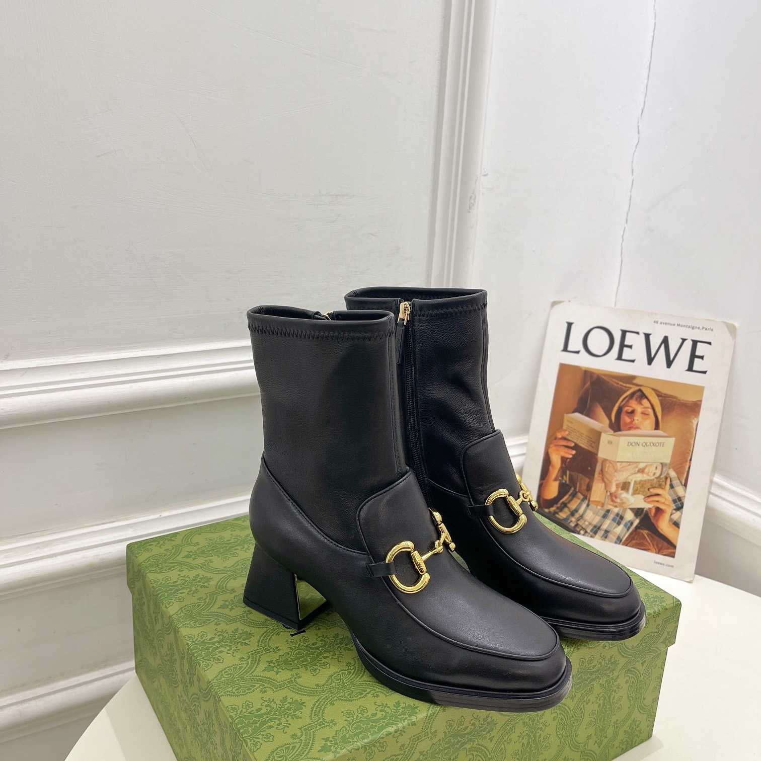 Gucci Women's Boots With Horsebit - PerfectKickZ