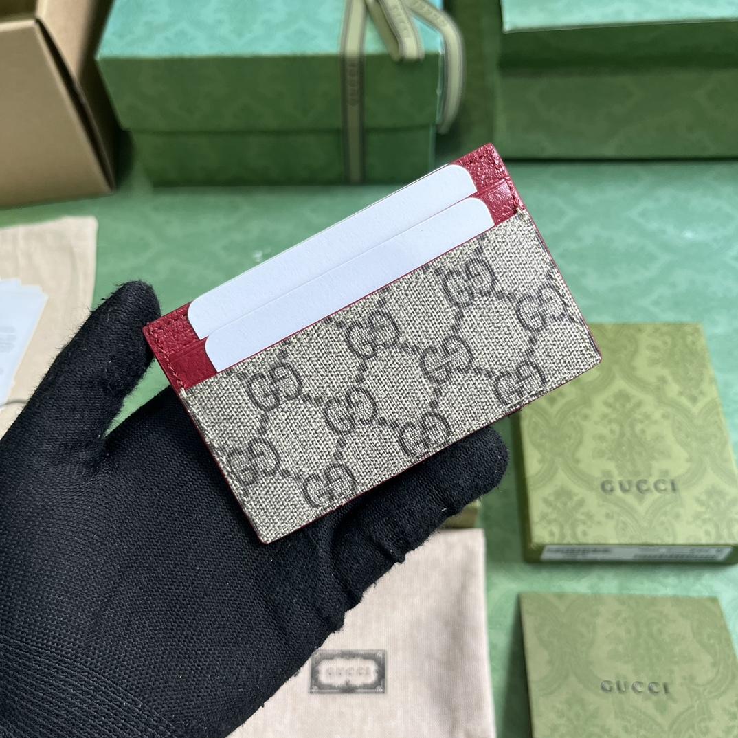Gucci Card Case With GG Detail - PerfectKickZ