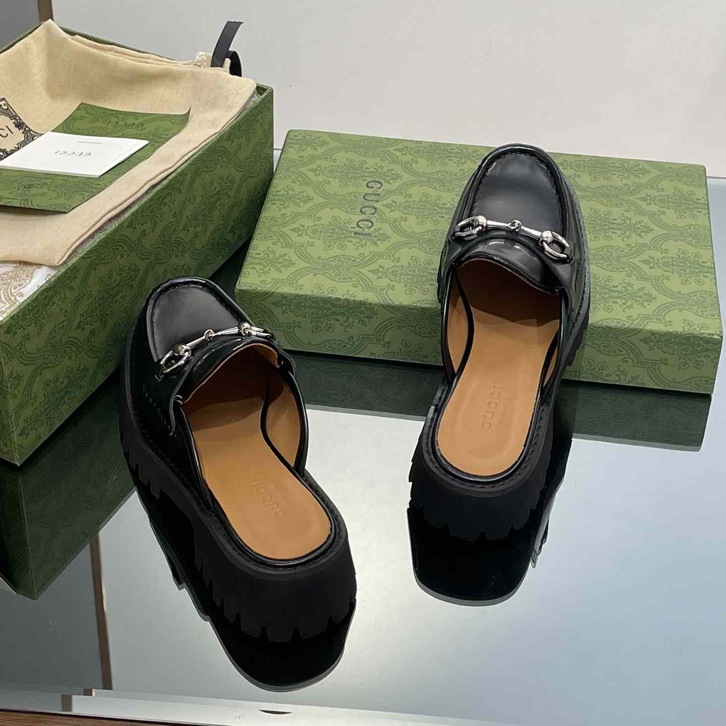 Gucci Women's Mule With Horsebit - PerfectKickZ