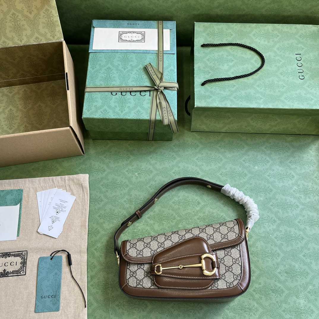 Gucci Horsebit 1955 Small Shoulder Bag - PerfectKickZ