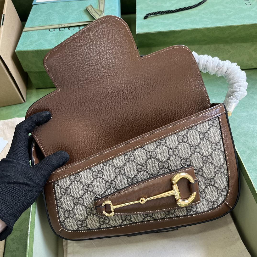 Gucci Horsebit 1955 Small Shoulder Bag - PerfectKickZ