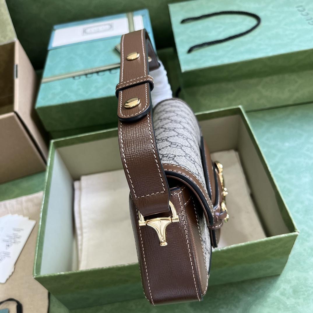 Gucci Horsebit 1955 Small Shoulder Bag - PerfectKickZ