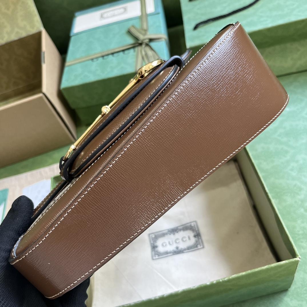 Gucci Horsebit 1955 Small Shoulder Bag - PerfectKickZ