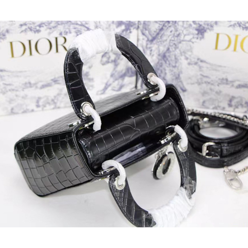 Dior Alligator Mini Lady Dior Bag (17-15-7cm) - PerfectKickZ