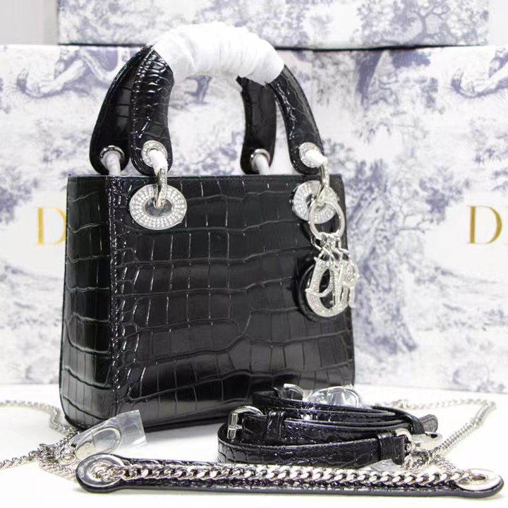 Dior Alligator Mini Lady Dior Bag (17-15-7cm) - PerfectKickZ