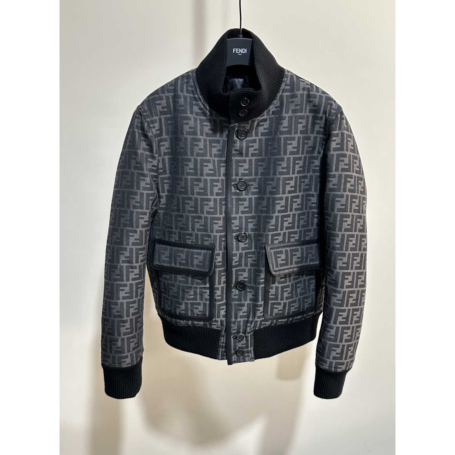 Fendi FF Jacquard Fabric Jacket - PerfectKickZ