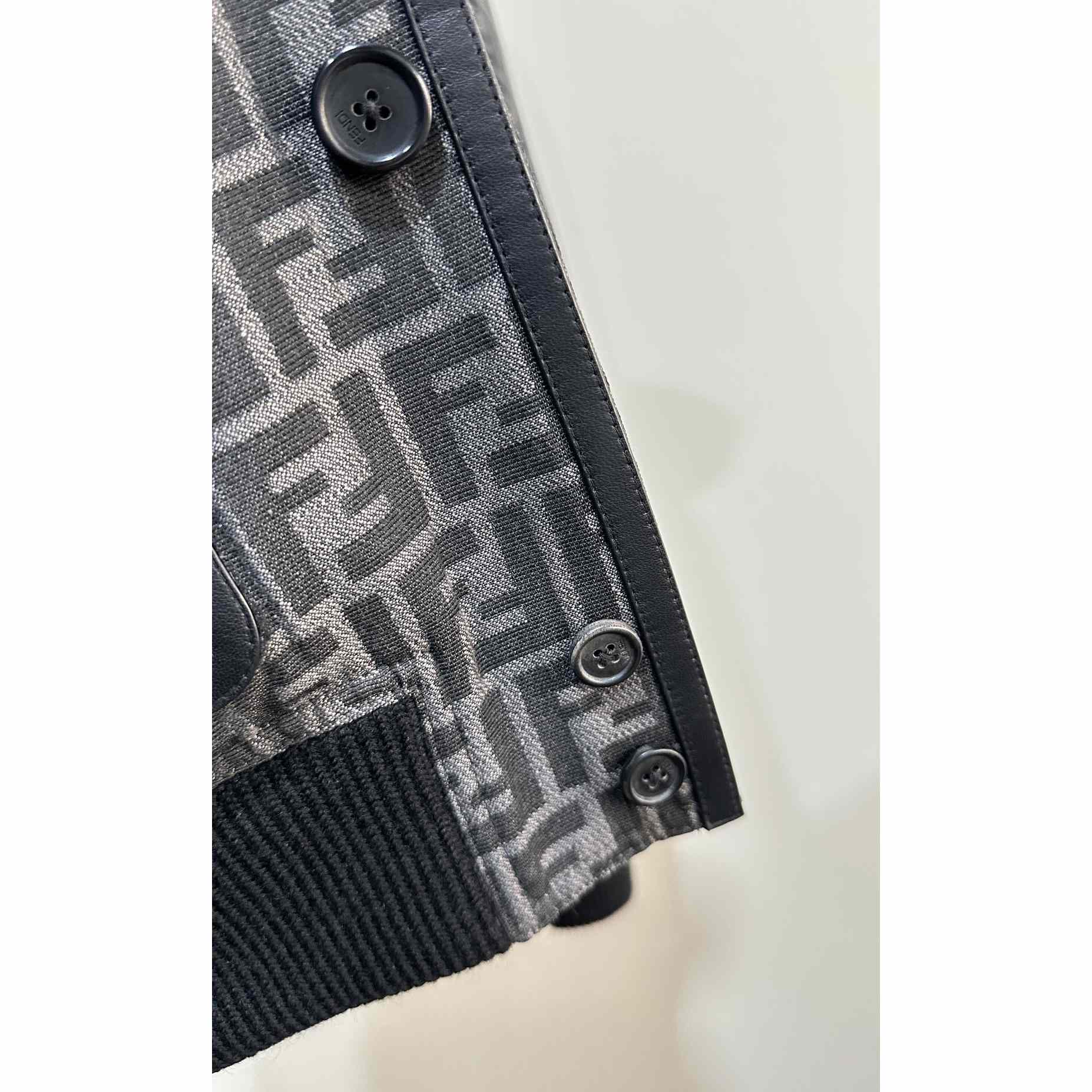 Fendi FF Jacquard Fabric Jacket - 