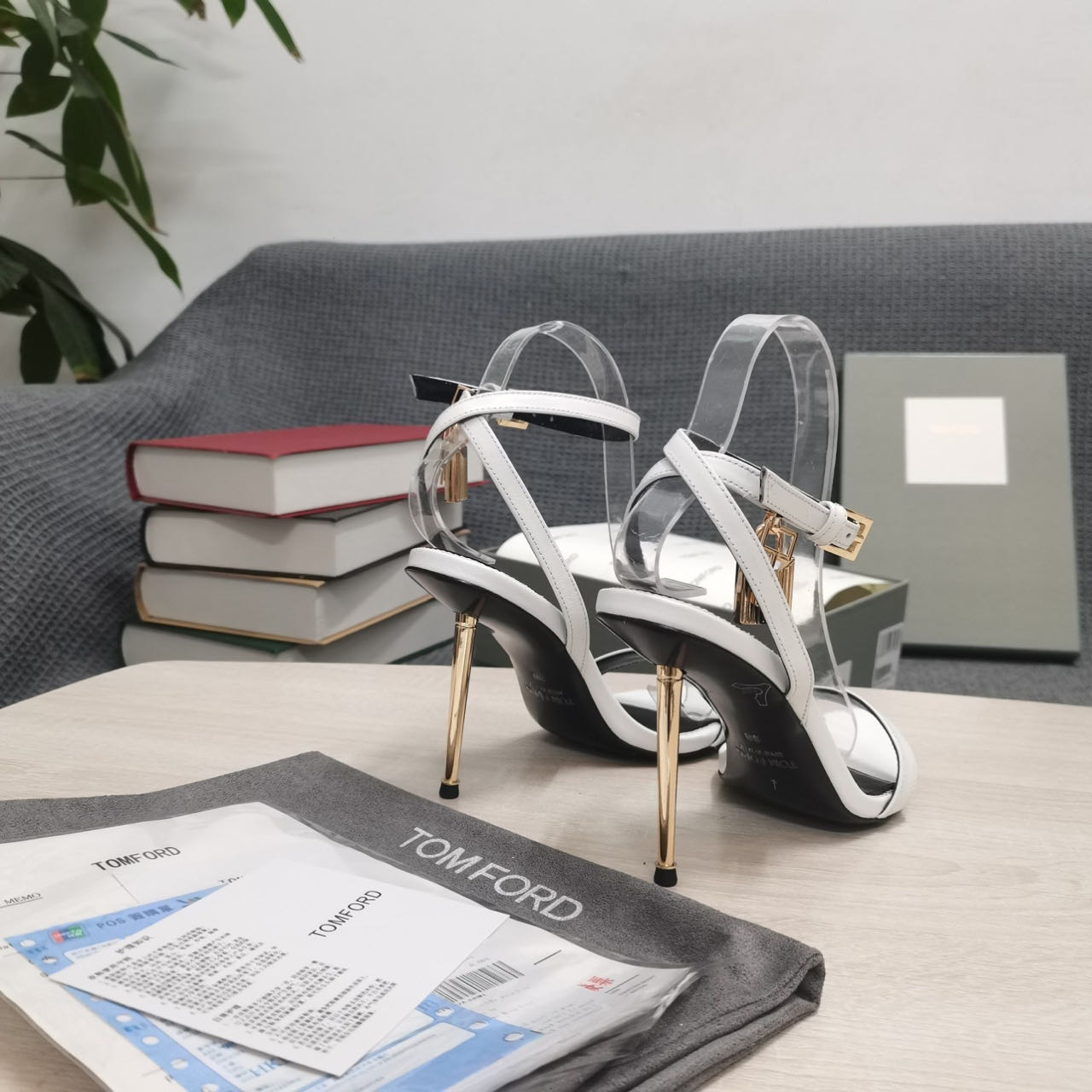 Tom Ford Chain-Embellished Sandals - PerfectKickZ