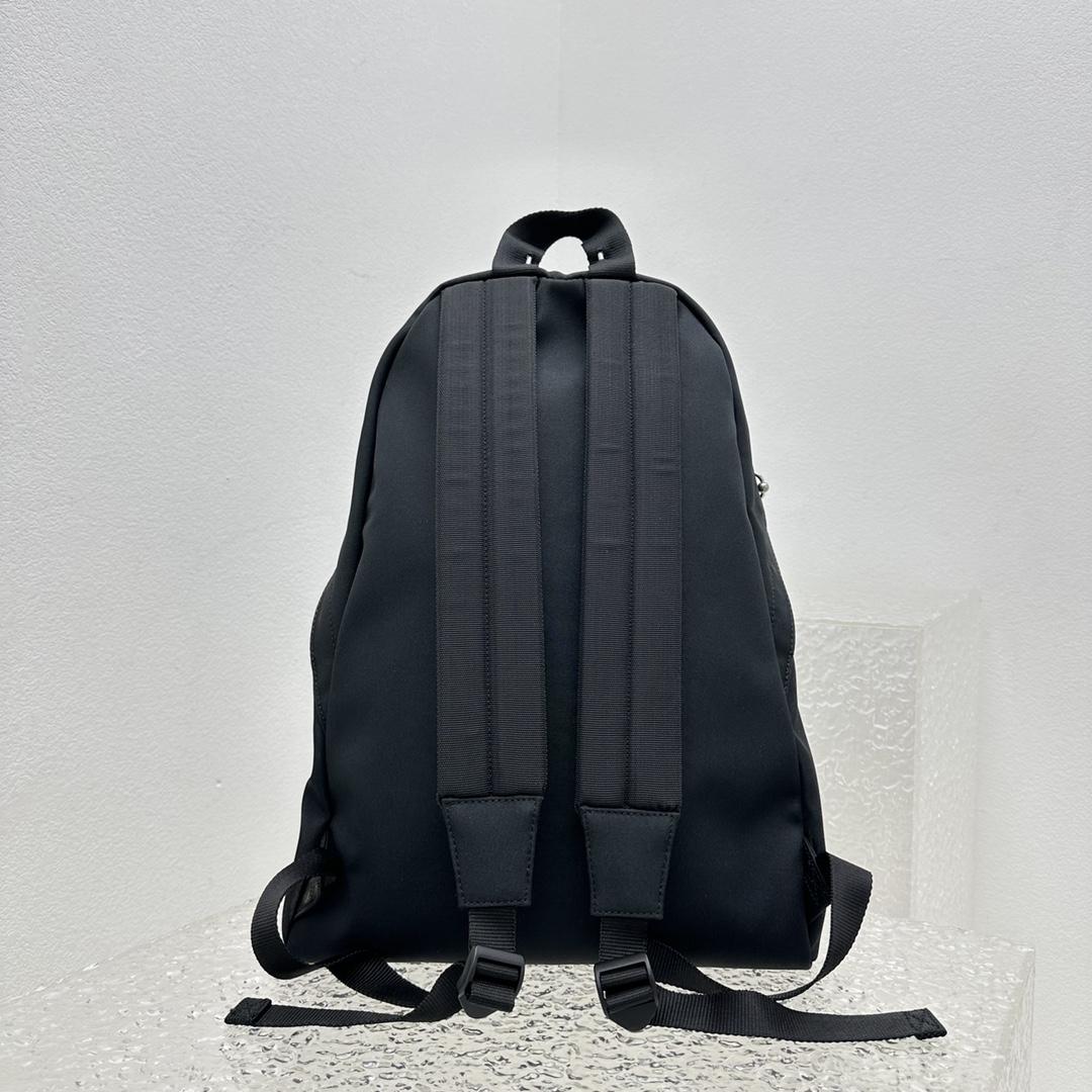 Balenciaga Explorer Backpack With Piercings In Black - PerfectKickZ