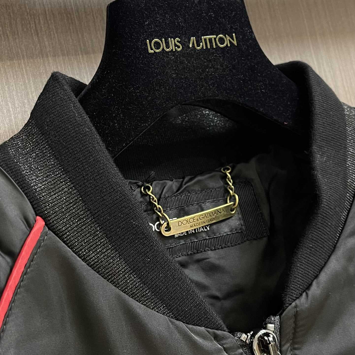 Dolce & Gabbana Satin Jacket With Embroidered Dg Patch - PerfectKickZ