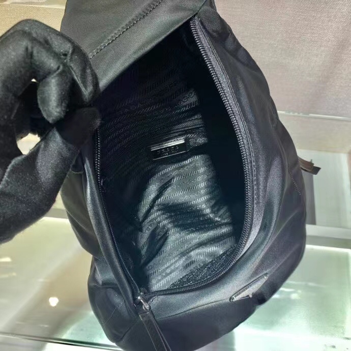 Prada Re-Nylon And Leather Backpack - 