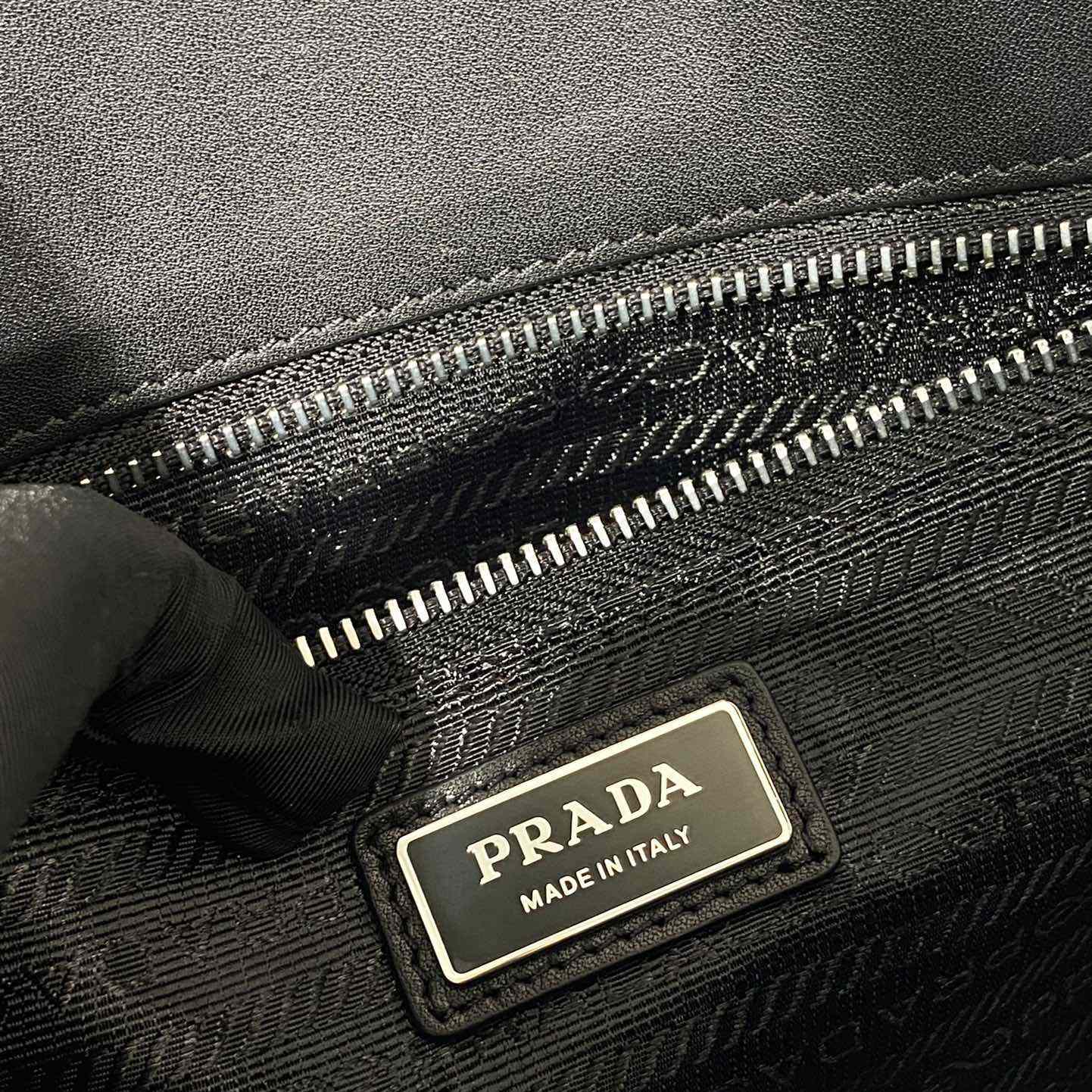Prada Brushed Leather Tote With Water Bottle - PerfectKickZ