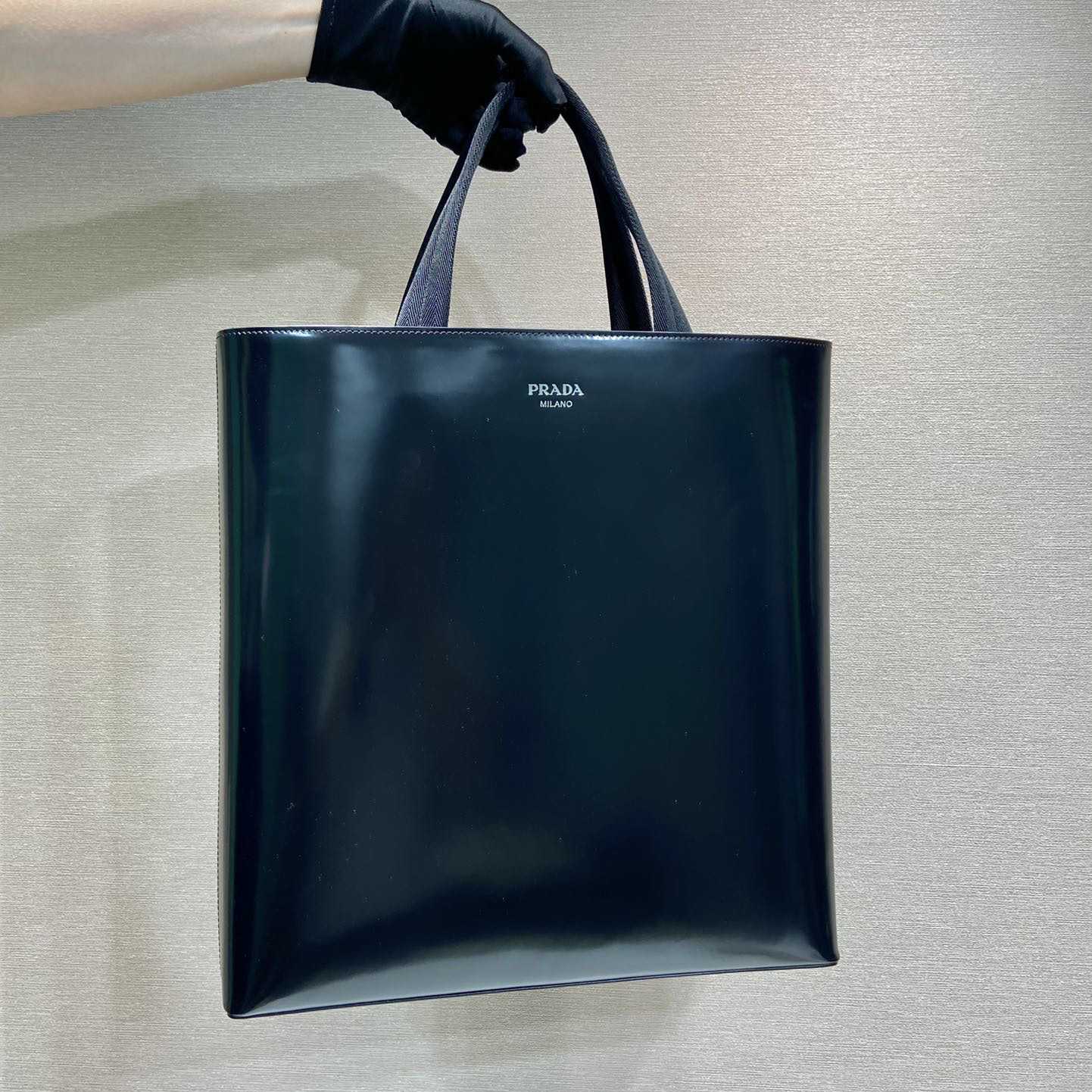 Prada Brushed Leather Tote With Water Bottle - PerfectKickZ