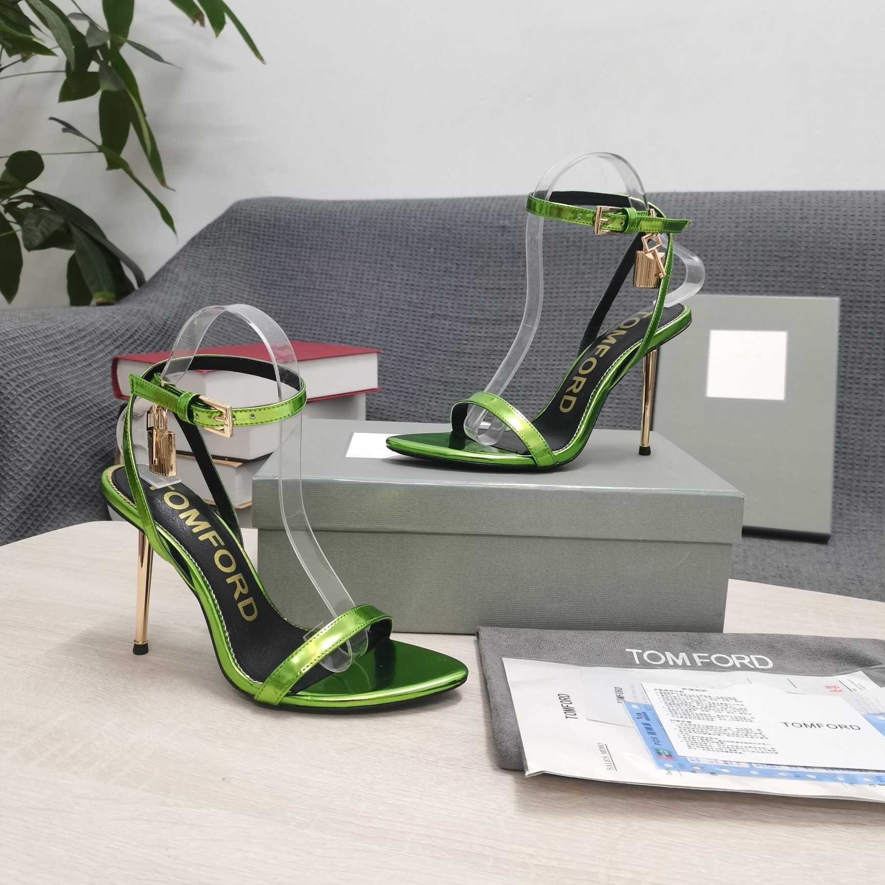 Tom Ford Naked 105mm Leather Sandals - PerfectKickZ