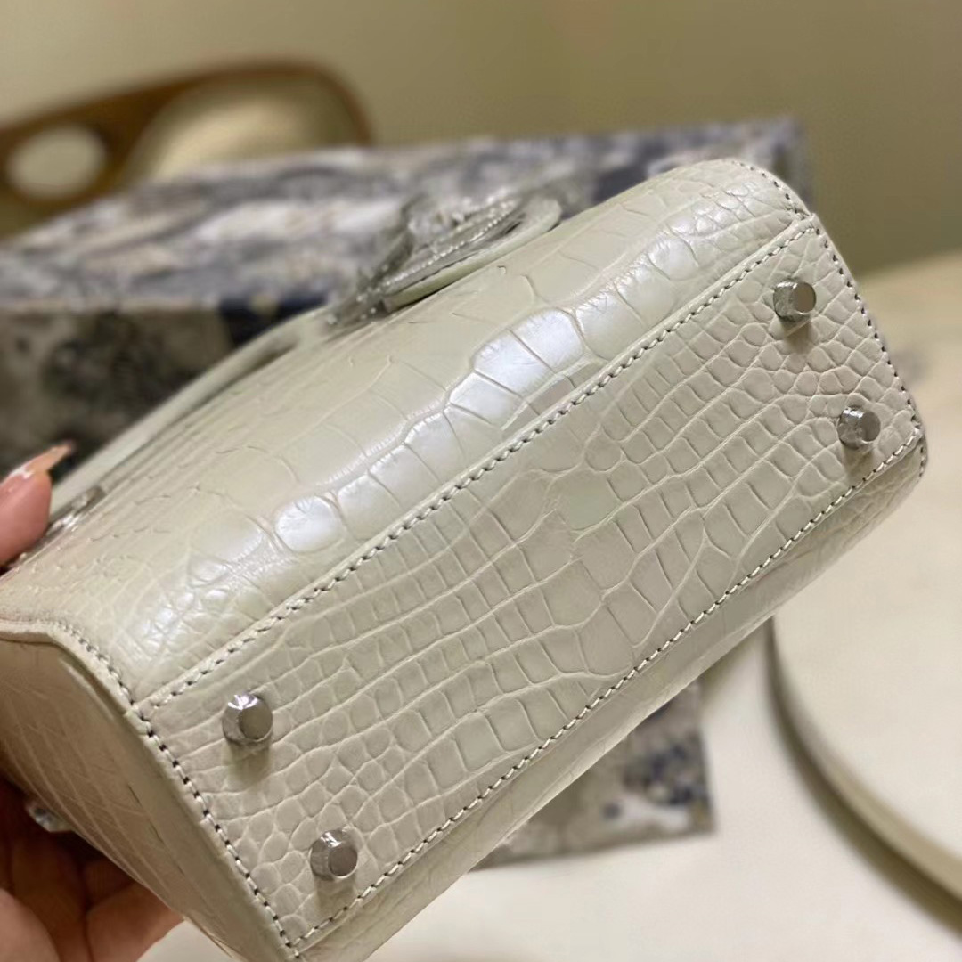 Dior Alligator Mini Lady Dior Bag (17-15-7cm) - PerfectKickZ