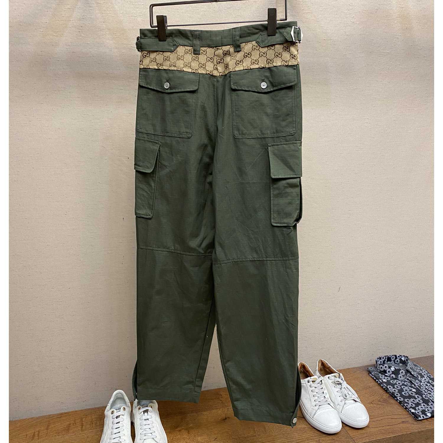 Gucci Cotton Cargo Trouser - PerfectKickZ