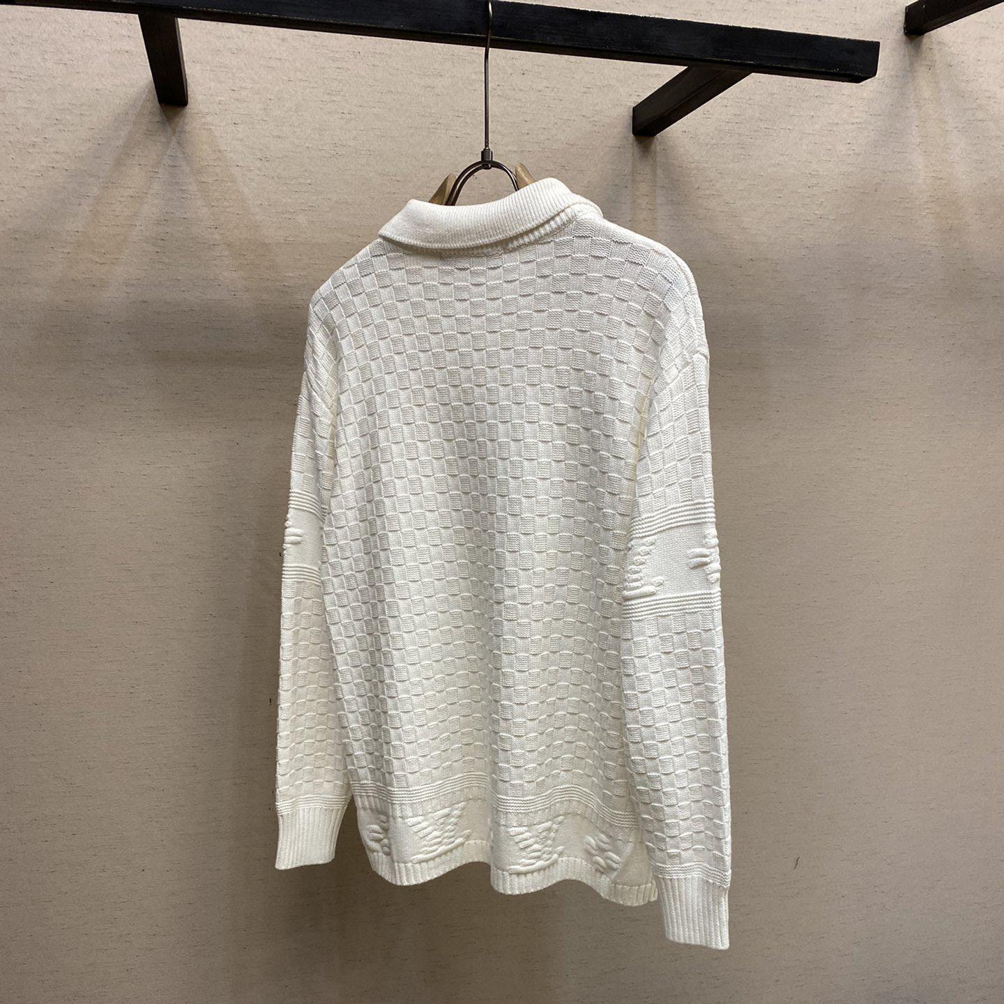 Louis Vuitton Lv Damier Wool Blend Pullover     - PerfectKickZ