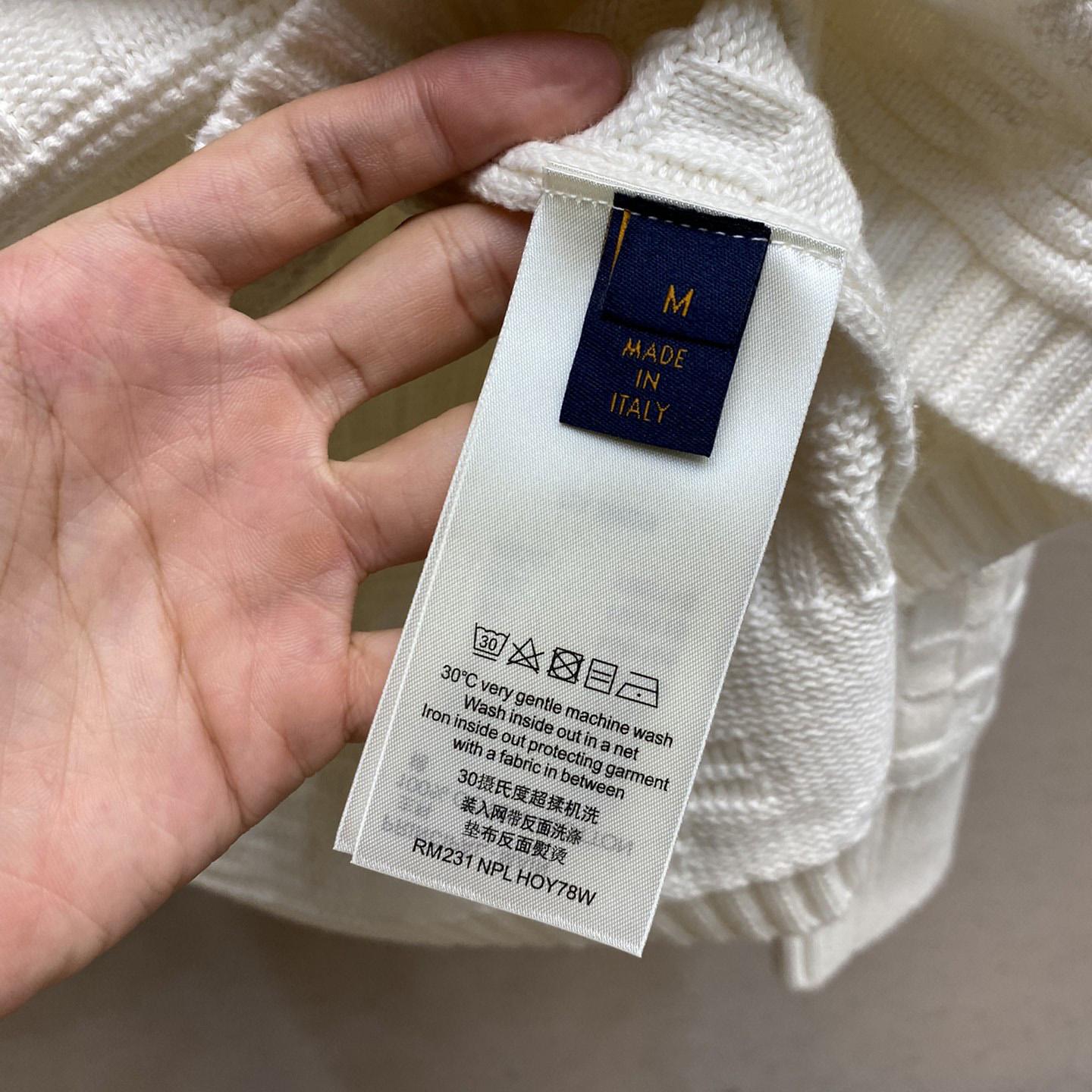 Louis Vuitton Lv Damier Wool Blend Pullover     - PerfectKickZ