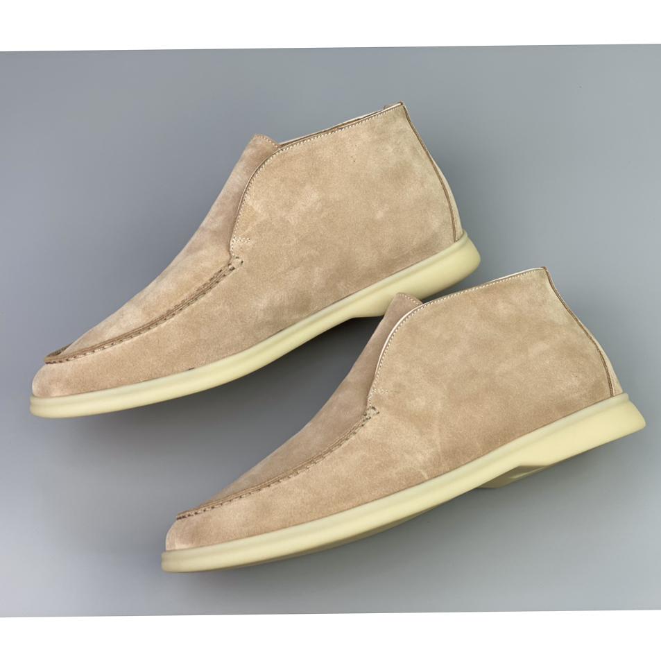 Loro Piana White Sole Summer Walk Loafers - PerfectKickZ