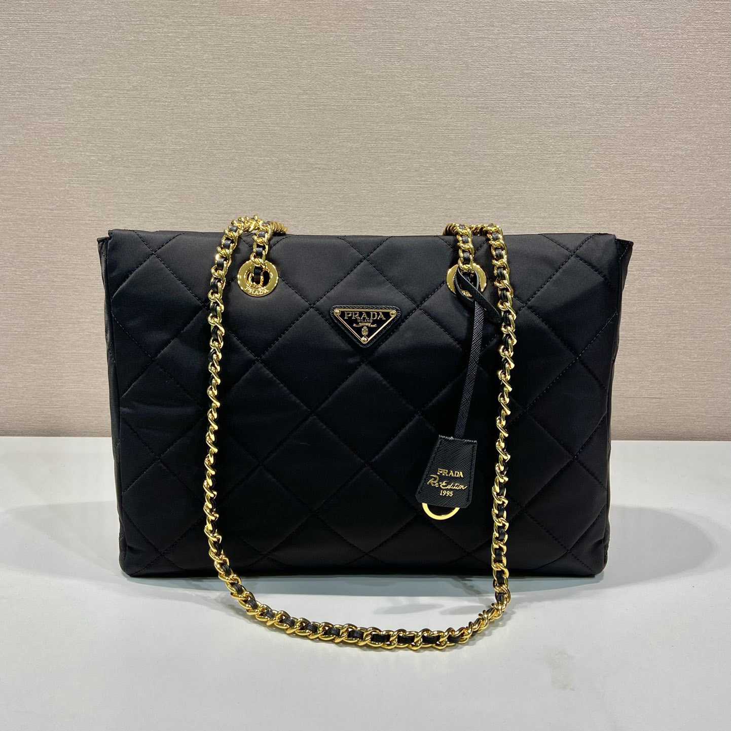 Prada Re-Edition 1995 Chaine Large Re-Nylon Bag - PerfectKickZ