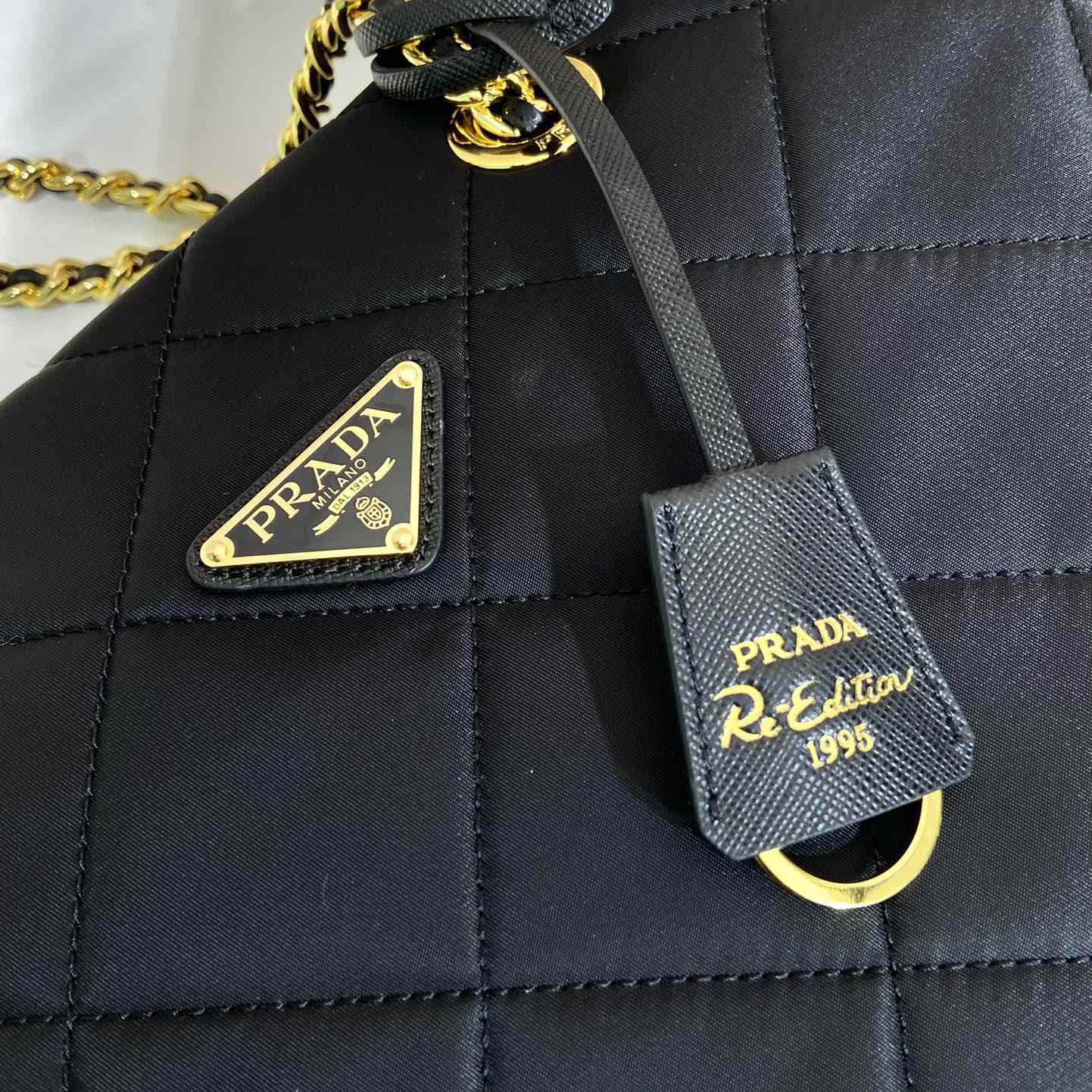Prada Re-Edition 1995 Chaine Large Re-Nylon Bag - PerfectKickZ