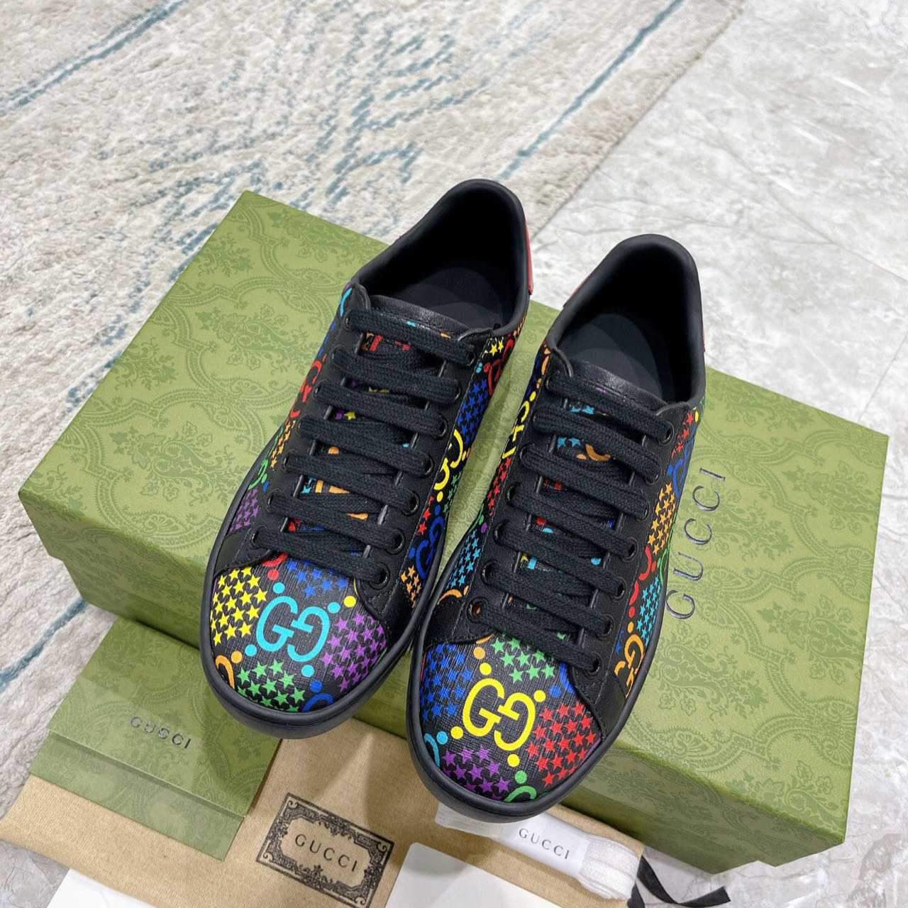 Gucci GG Psychedelic Ace Sneaker - PerfectKickZ