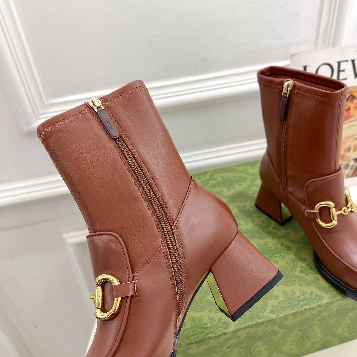 Gucci Women's Boots With Horsebit - PerfectKickZ