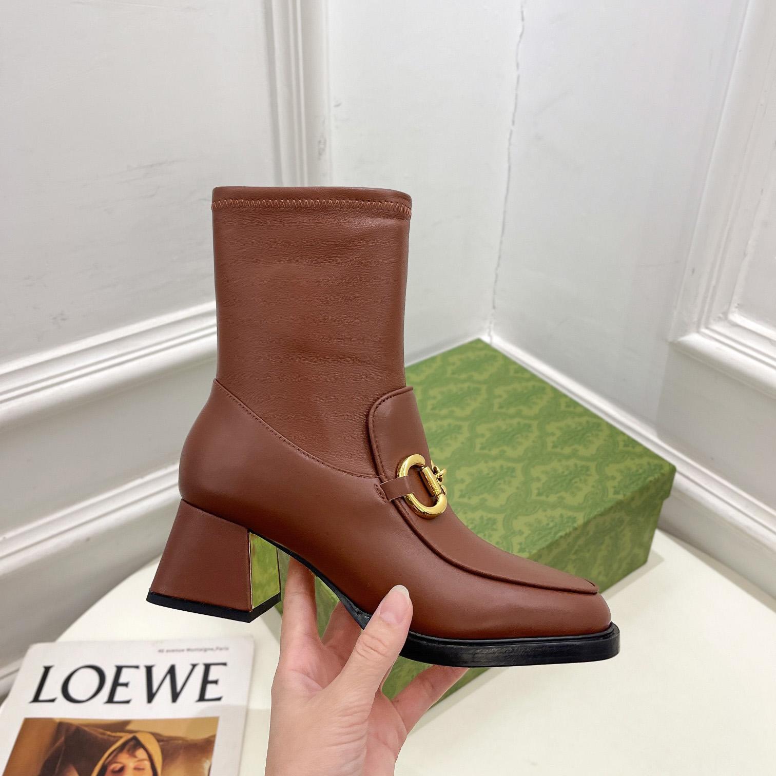 Gucci Women's Boots With Horsebit - PerfectKickZ