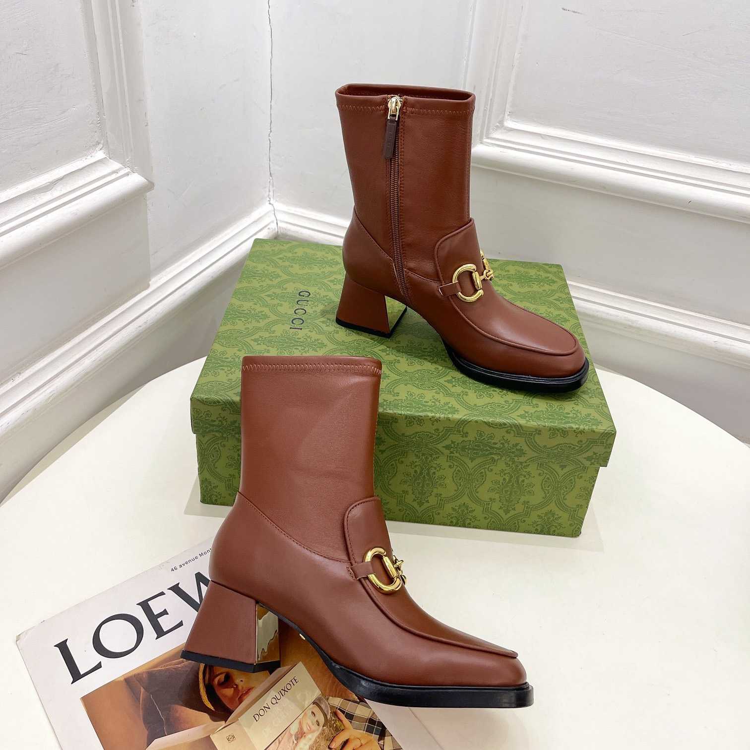 Gucci Women's Boots With Horsebit - PerfectKickZ