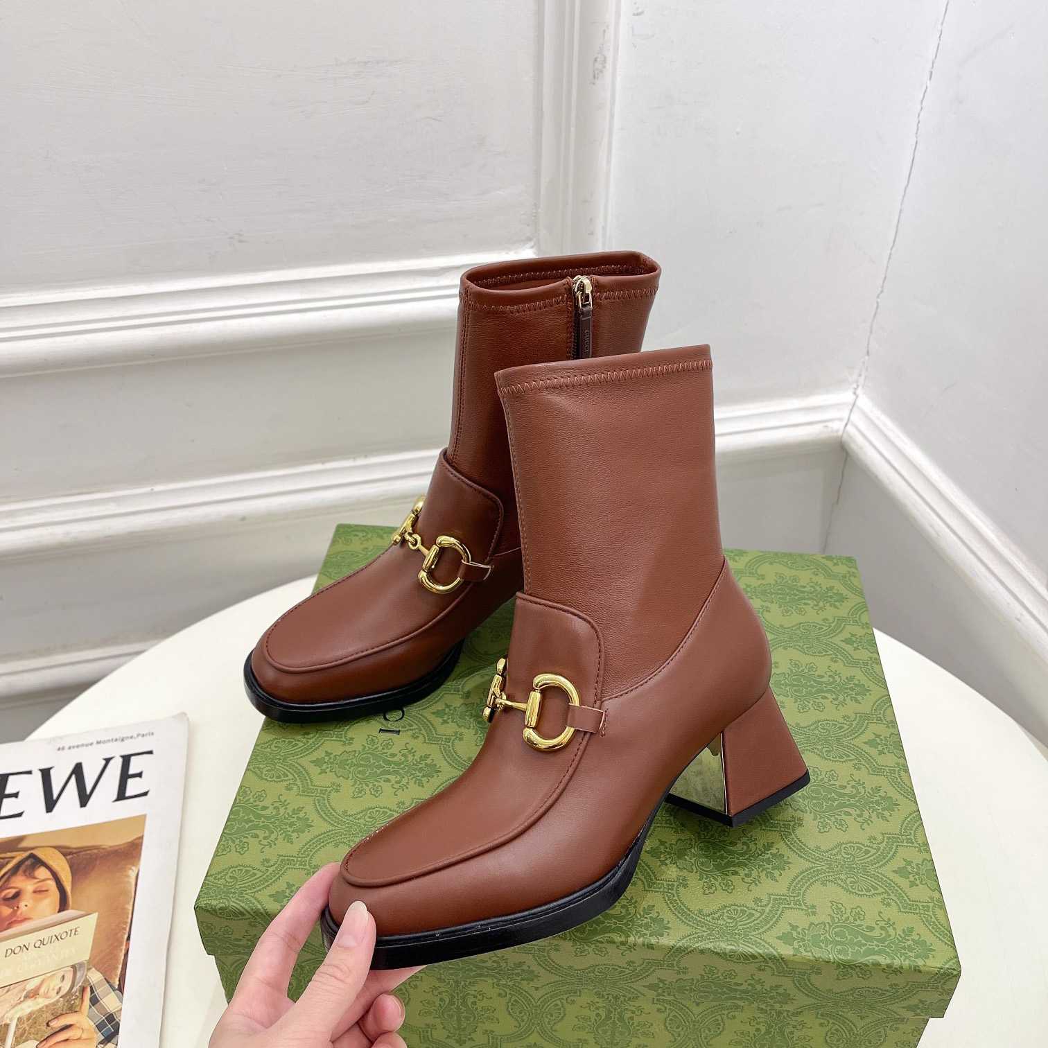 Gucci Women's Boots With Horsebit - PerfectKickZ