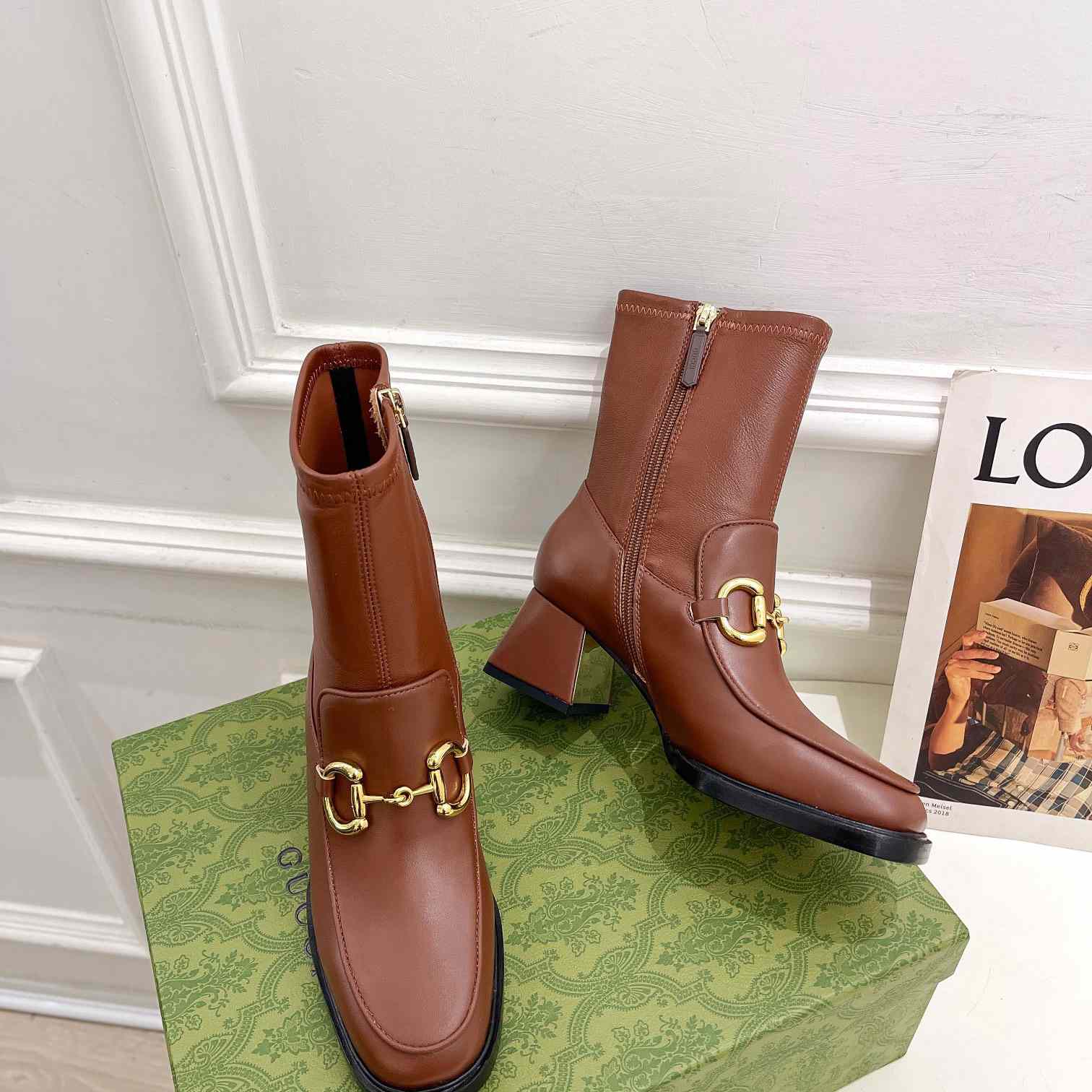 Gucci Women's Boots With Horsebit - PerfectKickZ