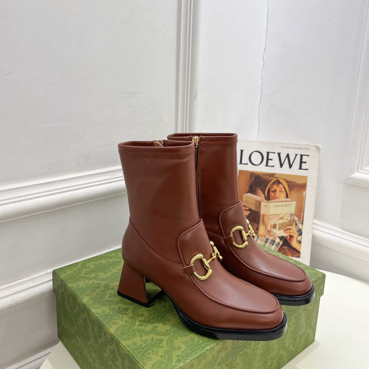 Gucci Women's Boots With Horsebit - PerfectKickZ