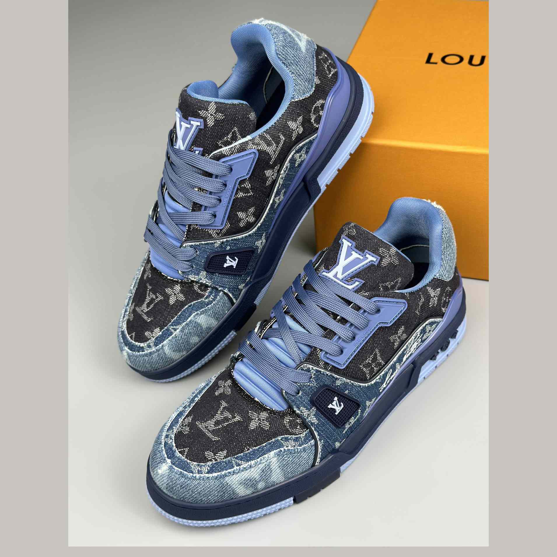 Louis Vuitton lv Trainer Sneaker (Upon UK Size) - PerfectKickZ