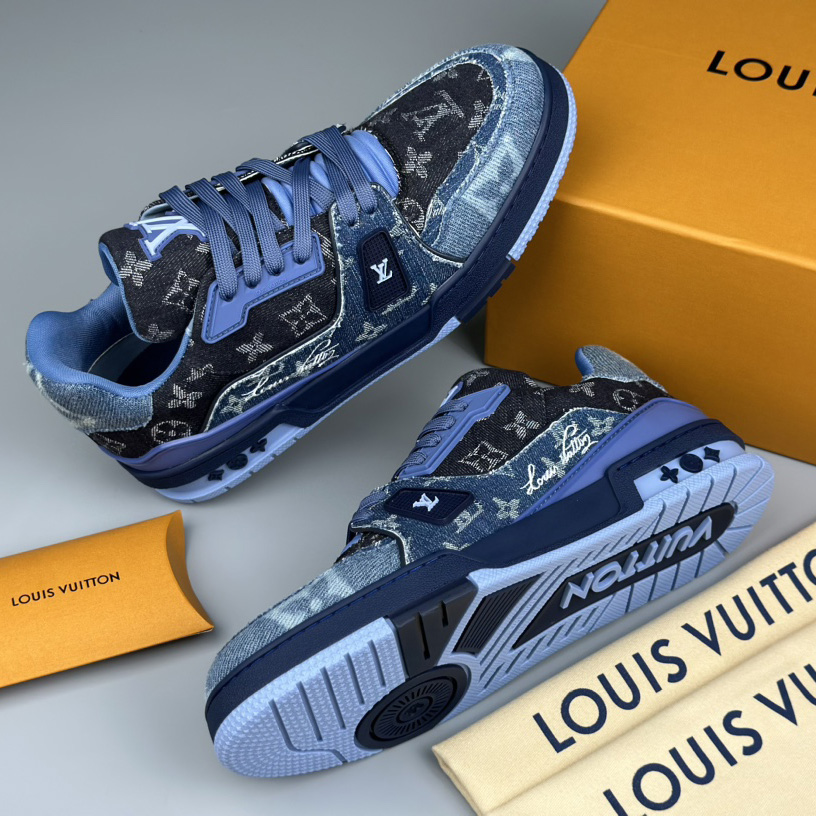 Louis Vuitton lv Trainer Sneaker (Upon UK Size) - PerfectKickZ