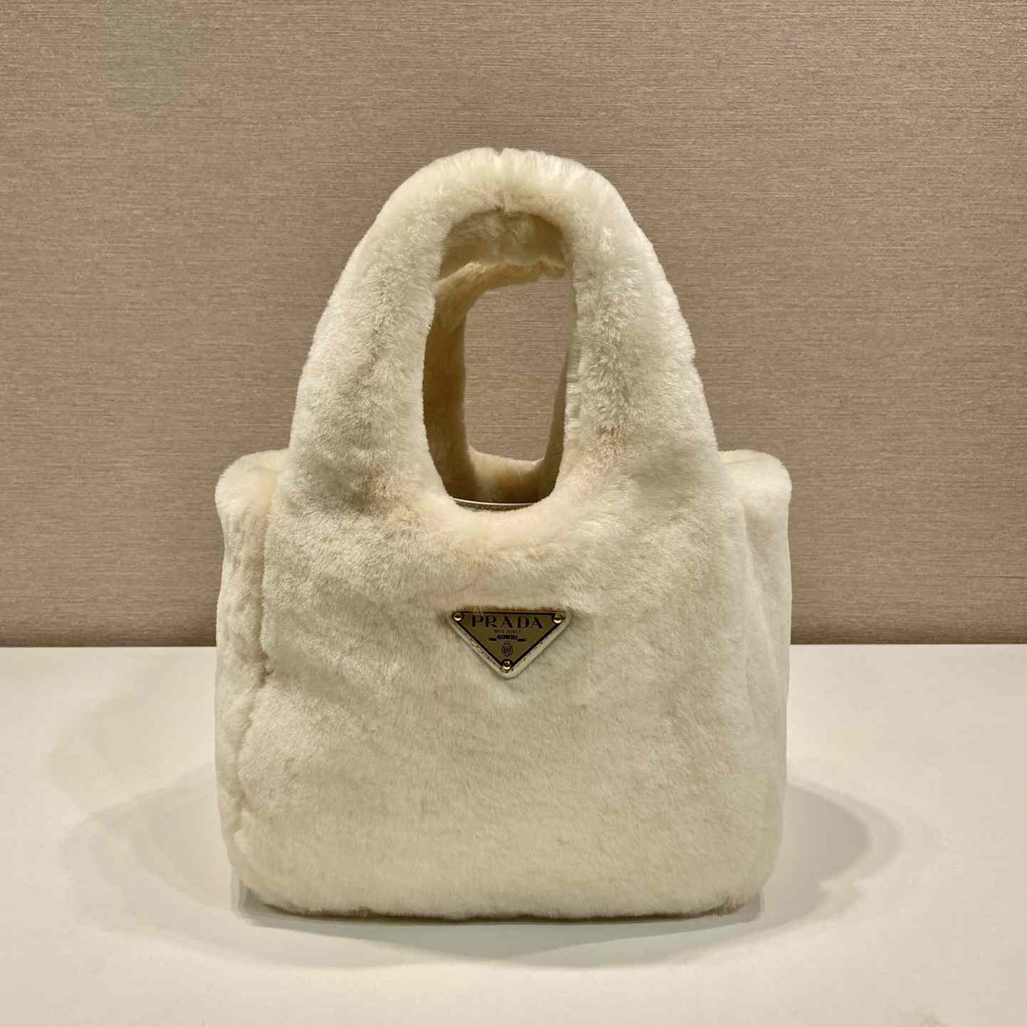 Prada Shearling Mini Handbag - PerfectKickZ