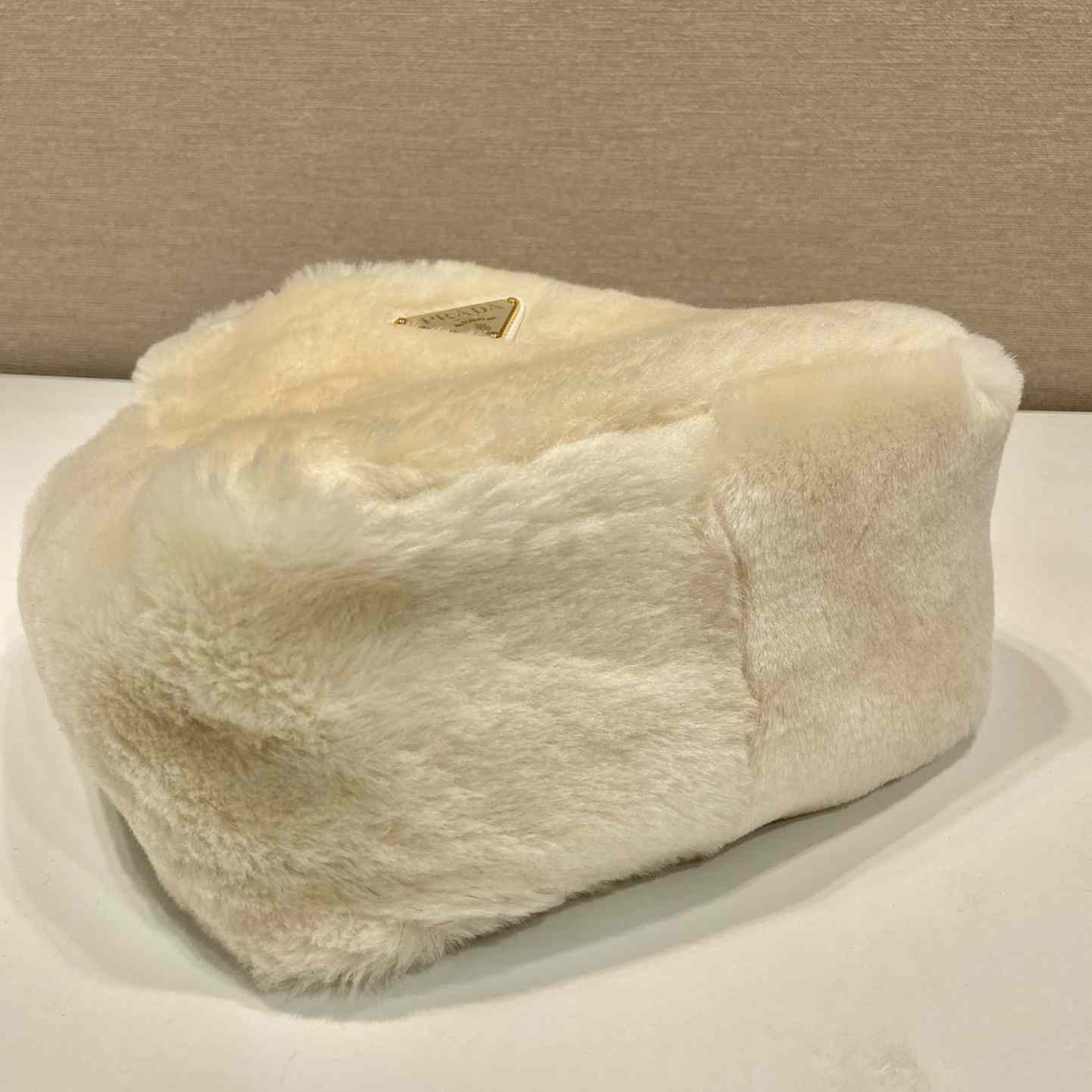 Prada Shearling Mini Handbag - PerfectKickZ