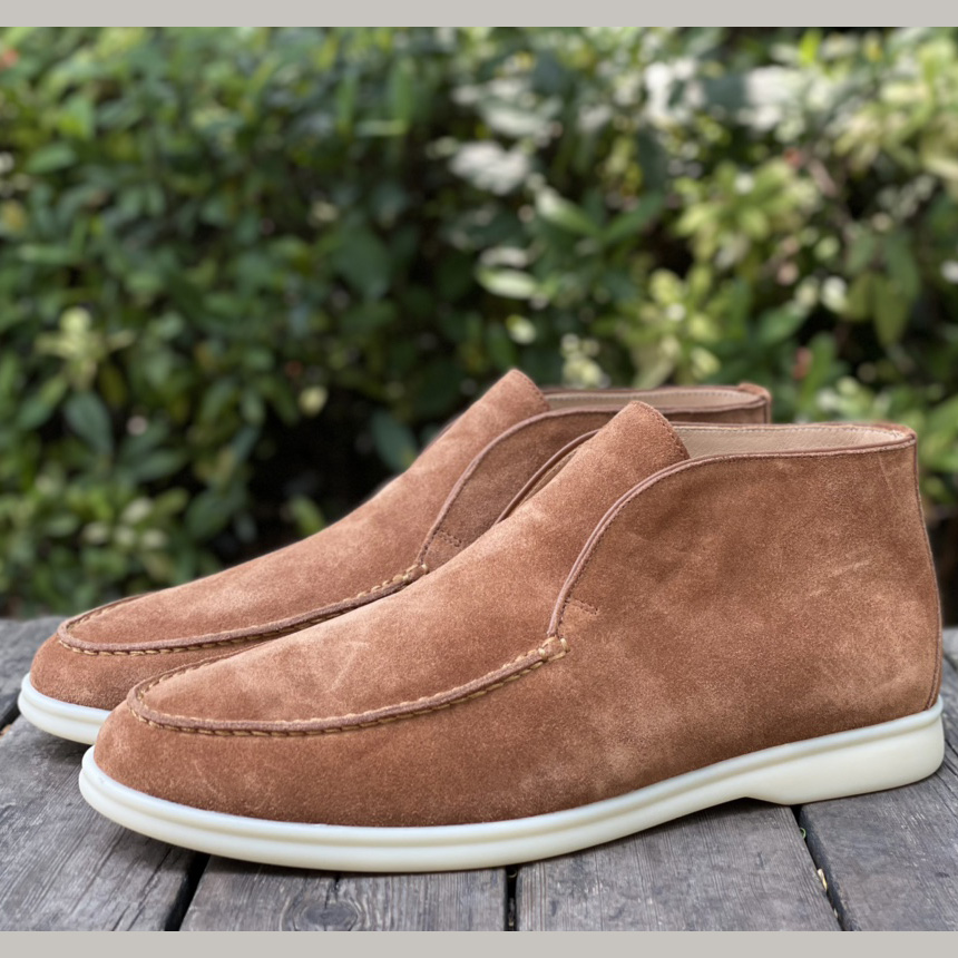 Loro Piana White Sole Summer Walk Loafers - PerfectKickZ