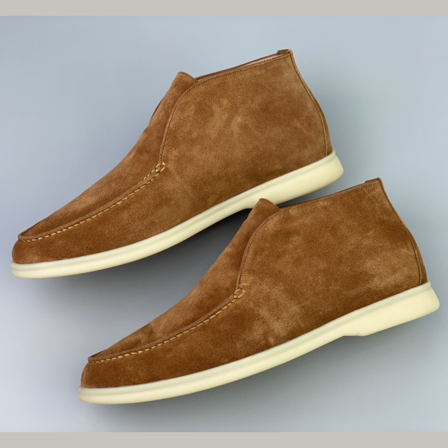 Loro Piana White Sole Summer Walk Loafers - PerfectKickZ