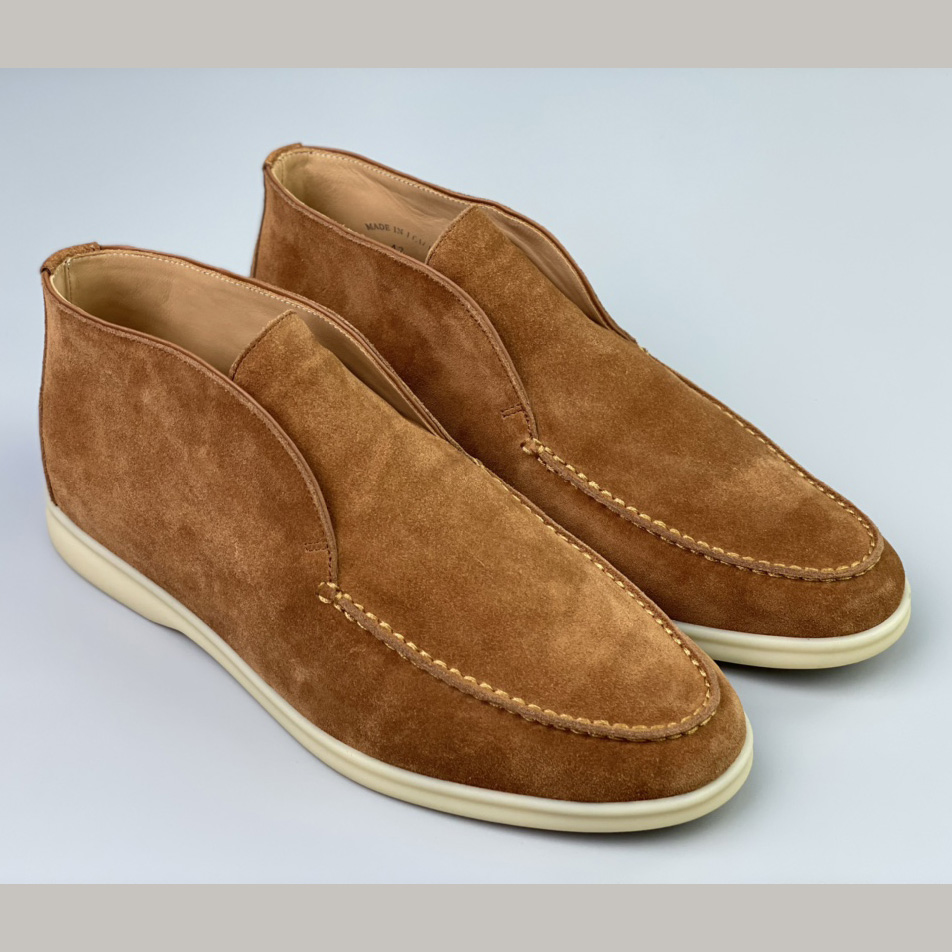 Loro Piana White Sole Summer Walk Loafers - PerfectKickZ