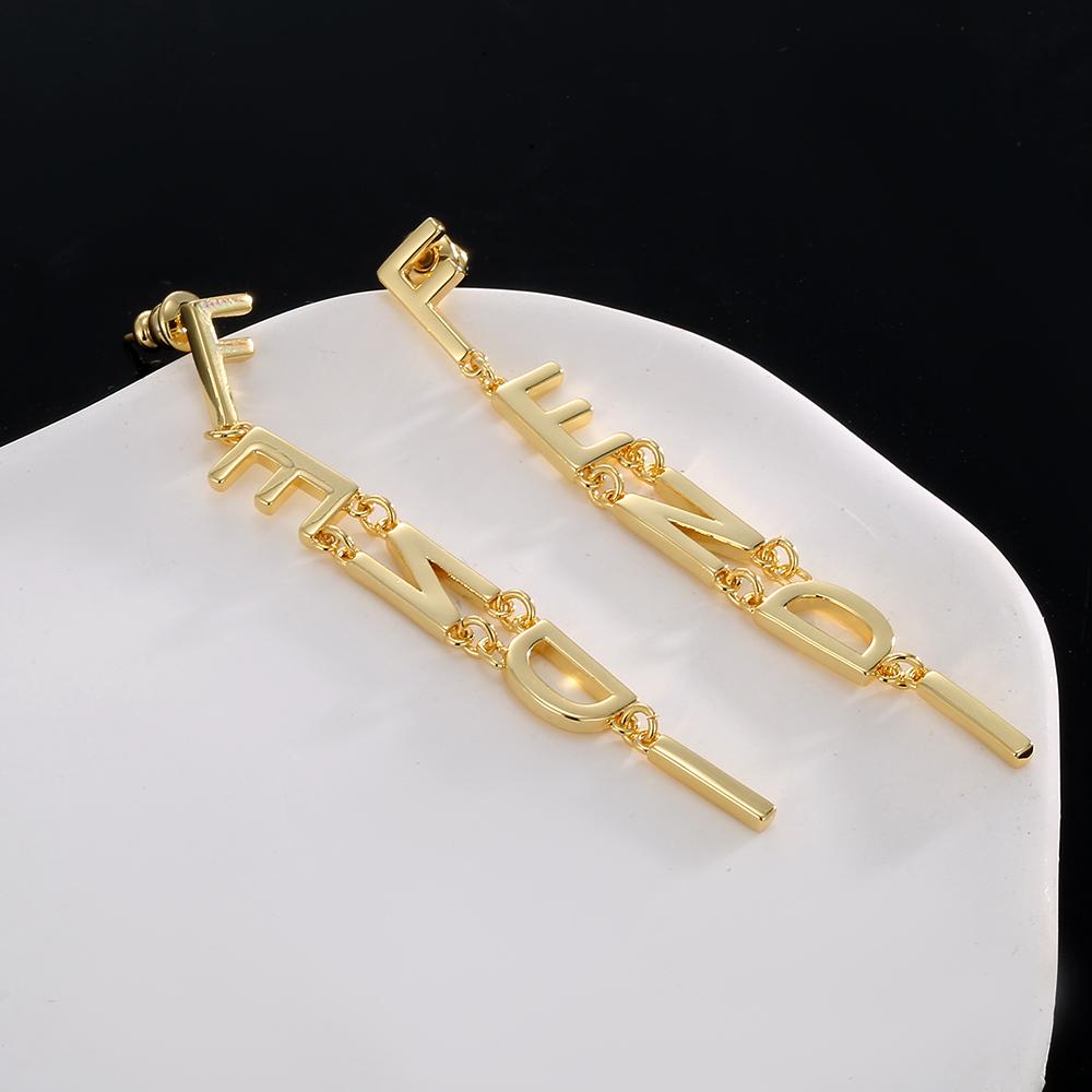 Fendi Signature Earrings - PerfectKickZ