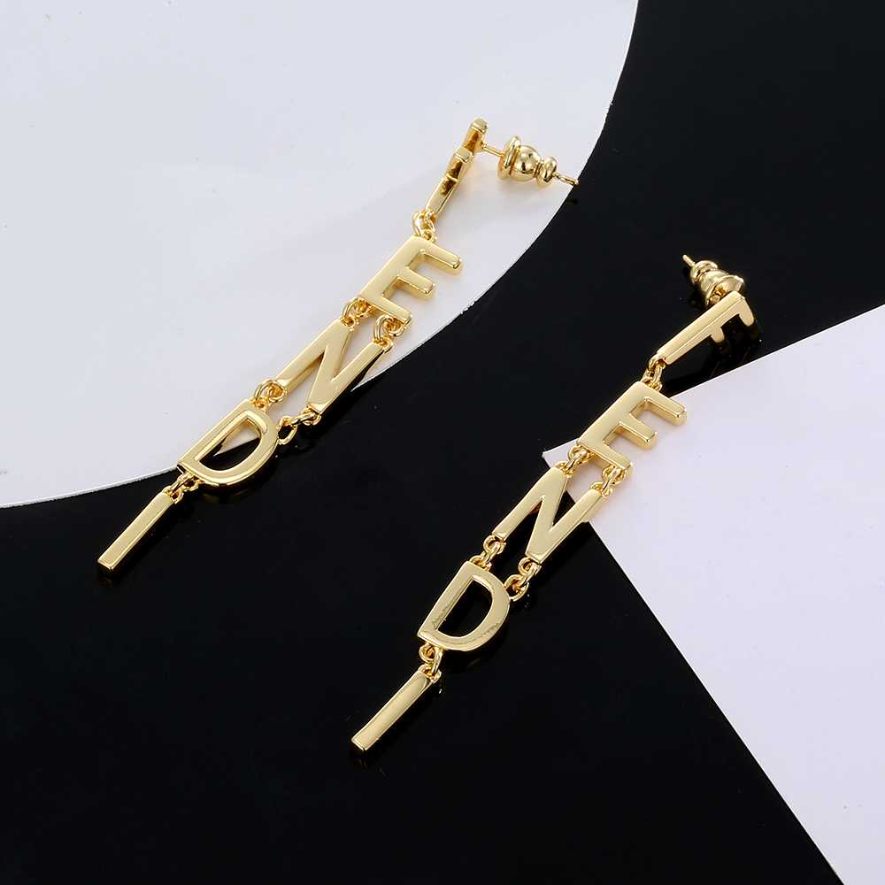 Fendi Signature Earrings - PerfectKickZ