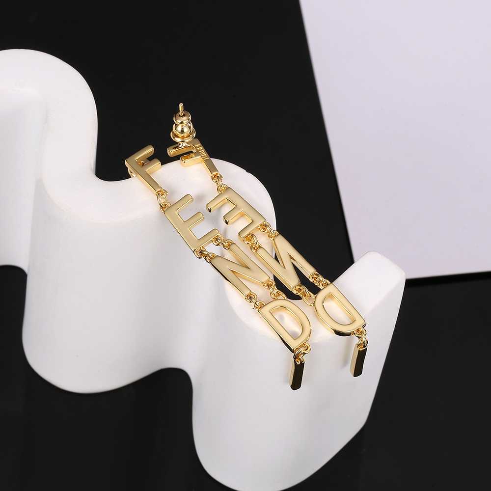 Fendi Signature Earrings - PerfectKickZ