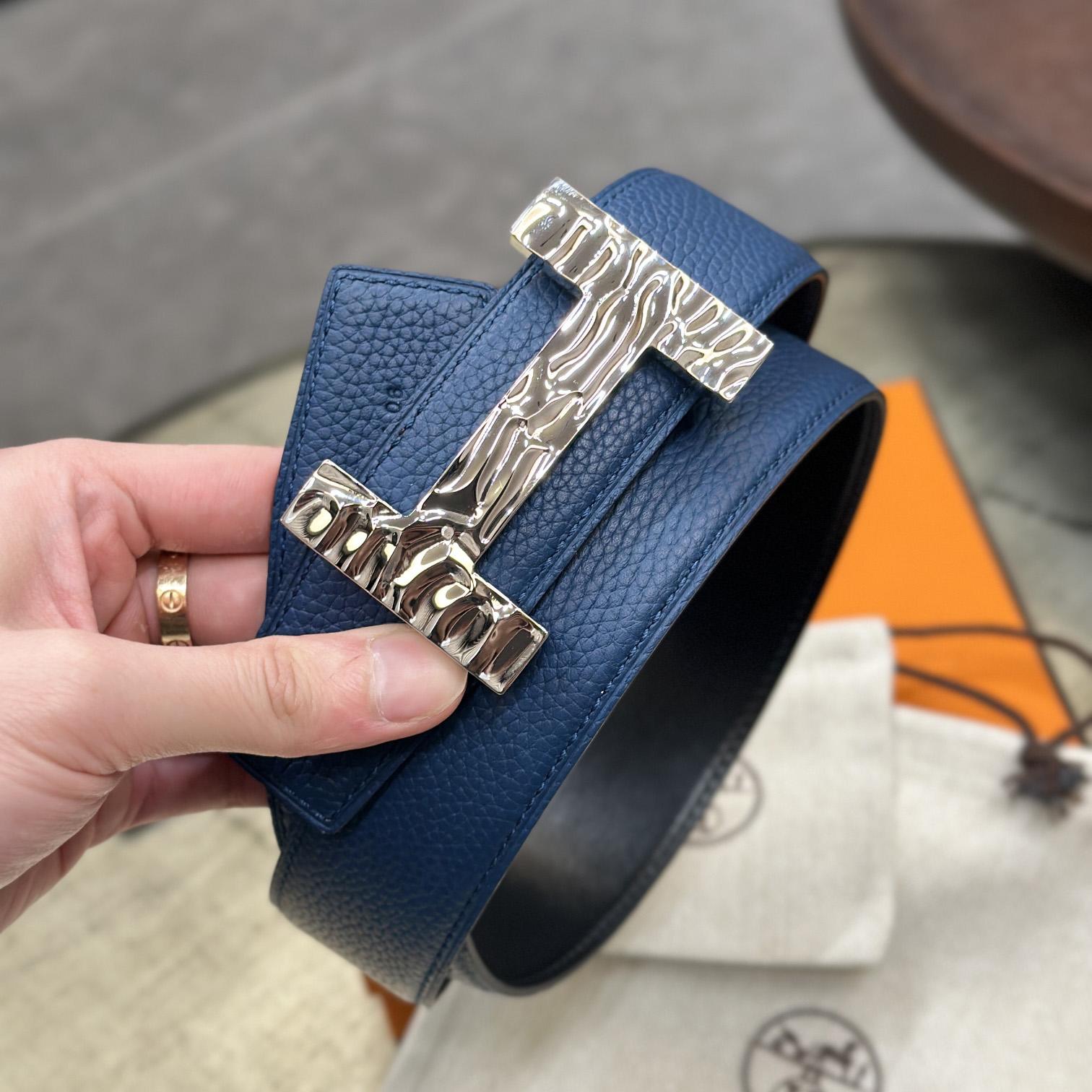 Hermes Quizz H2O Belt buckle & Reversible Leather Strap 38 mm - PerfectKickZ